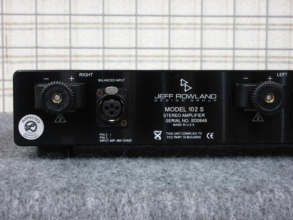 MODEL 102S JEFF ROWLAND - 中古オーディオ 高価買取・販売 ハイファイ堂