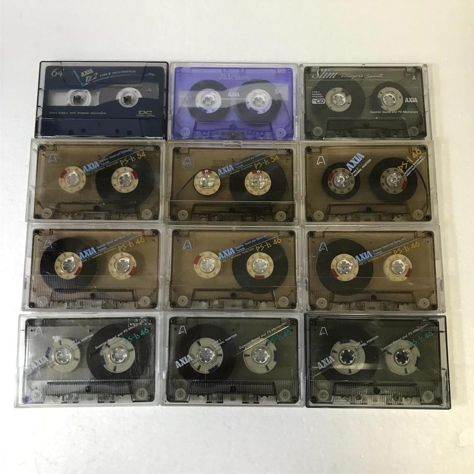 AXIAカセットテープ12本セット（使用済み） AXIA - 中古オーディオ