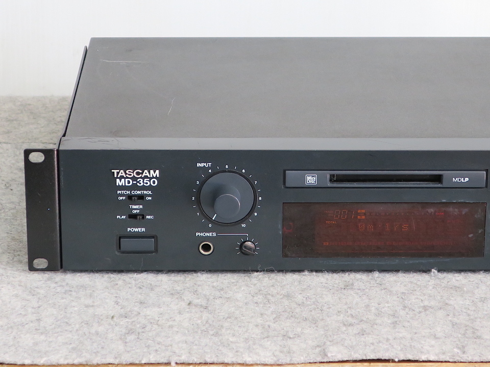 TASCAM MD-350 タスカム MDデッキ ラックケース・リモコン TASCAM MD