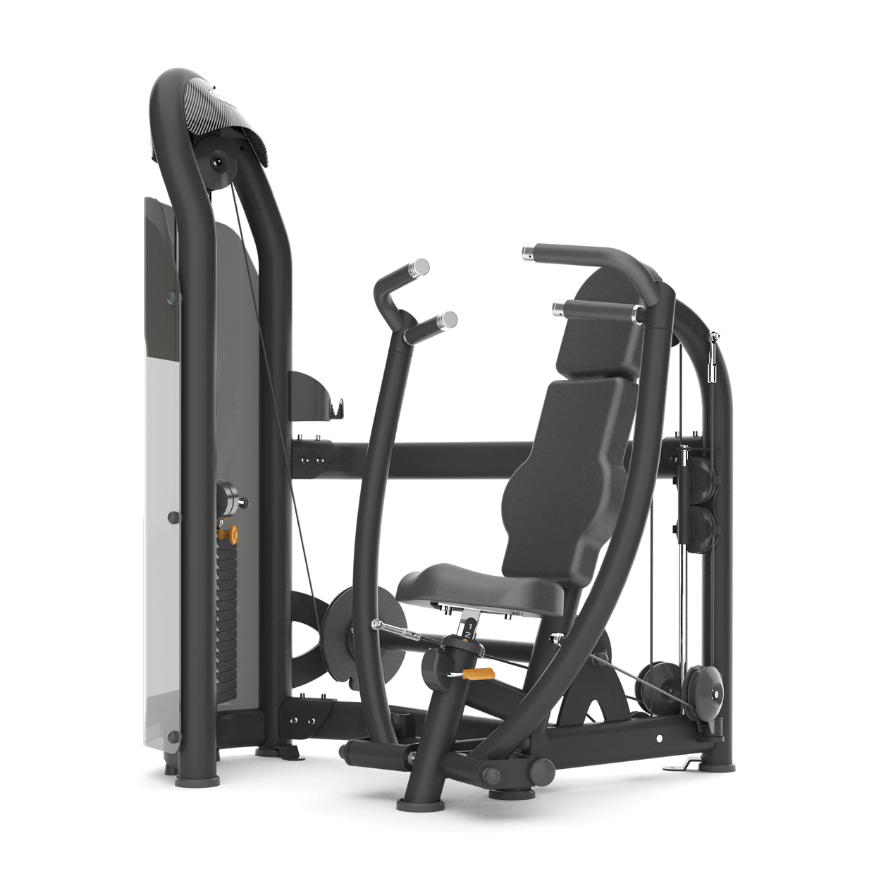 コンバージングチェストプレス | シングルステーション | Matrix Fitness