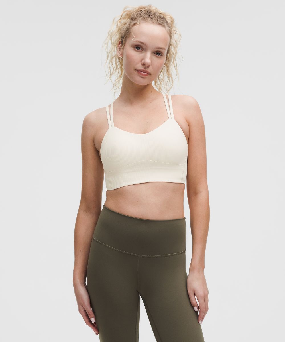 Like a Cloud リブ ロングラインブラ *ライトサポート、B/Cカップ