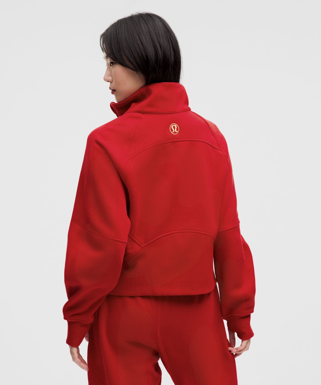 ニューイヤー Scuba オーバーサイズファネルネック ハーフジップ