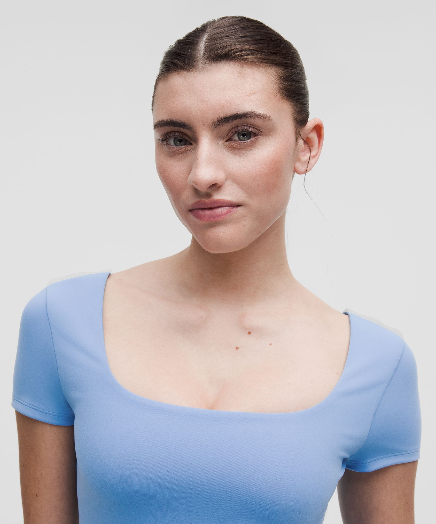 Wunder Under SmoothCover Square-Neck T-Shirt | Women's Short