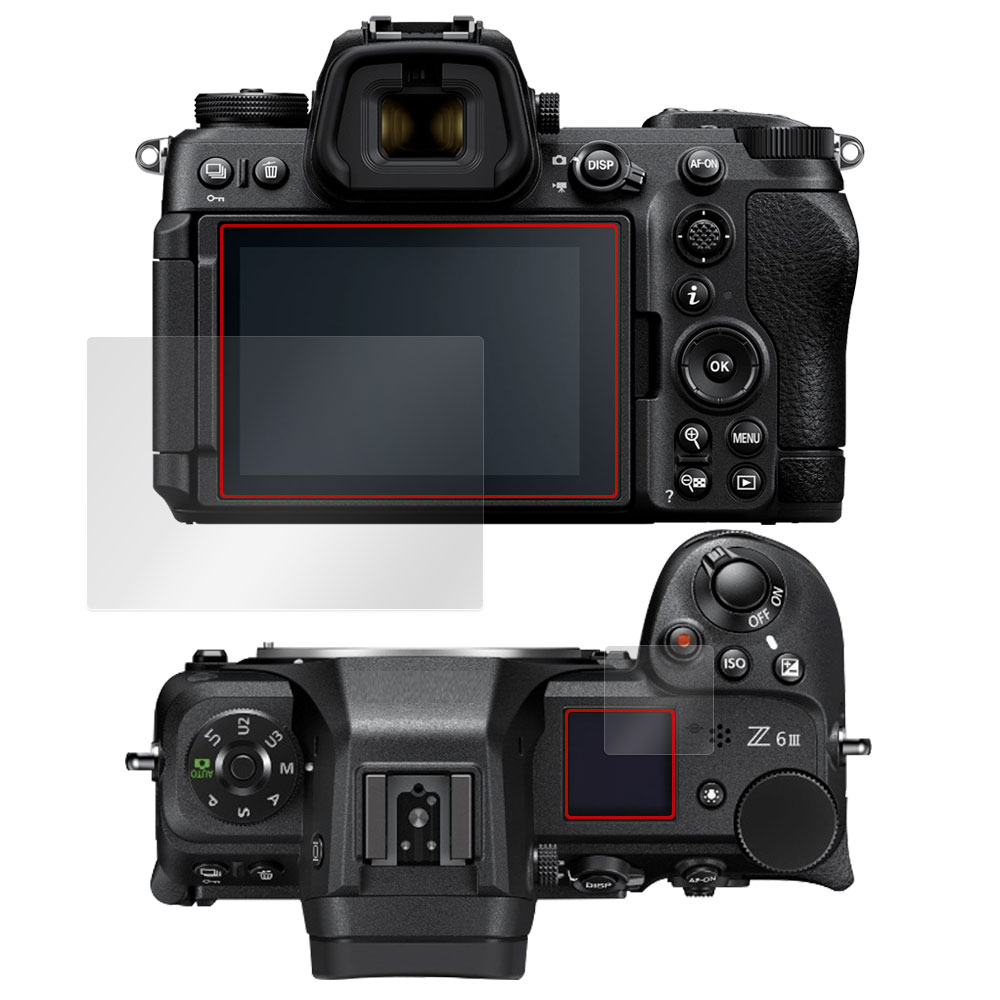 Nikon Z6III 用 保護フィルム | 超低反射高透過タイプ | 【保護