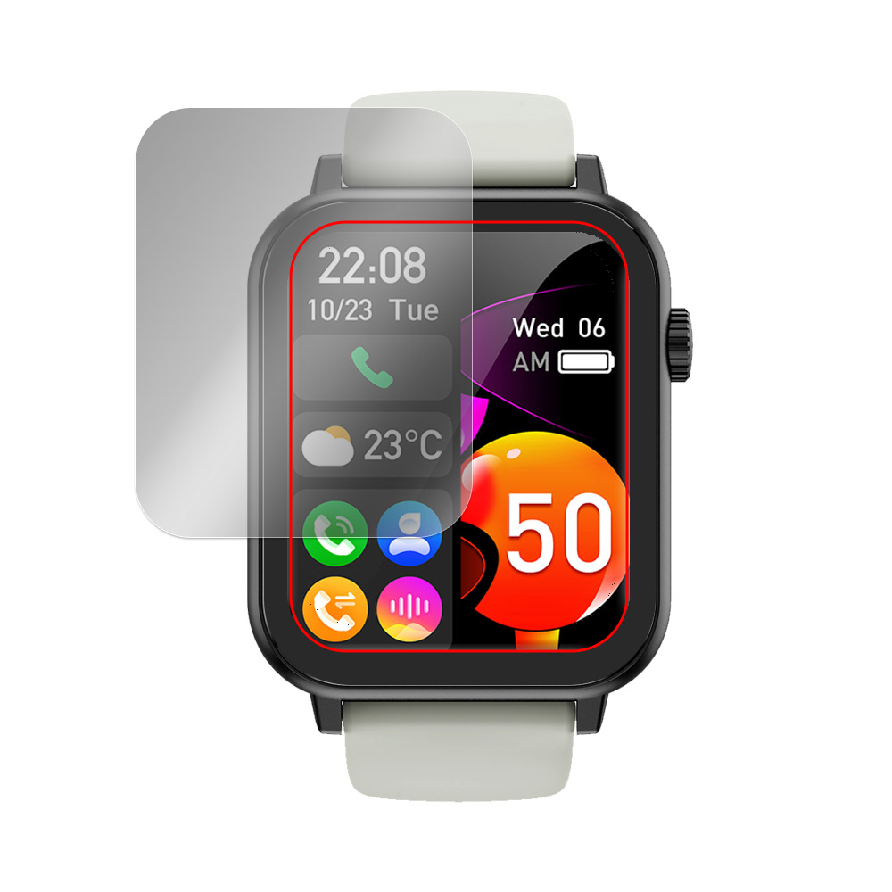 Nexmora スマートウォッチ F18 第3世代 用 保護フィルム | のぞき見
