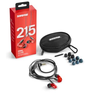 Shure SE215 OHRHÖRER, ROT | USA