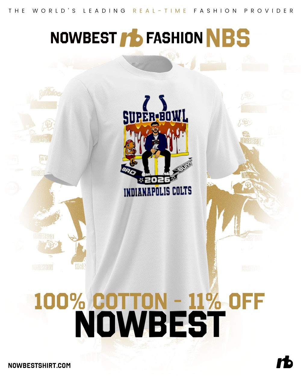 Indianapolis Colts x Bad Bunny Super Bowl 2026 shirt, hoodie