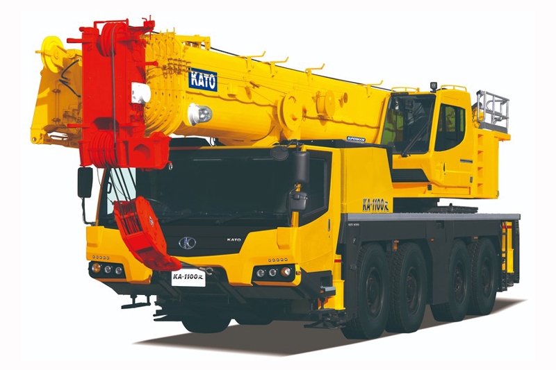 新エンジン搭載…加藤製作所、110トン吊りクレーン投入｜ニュースイッチ