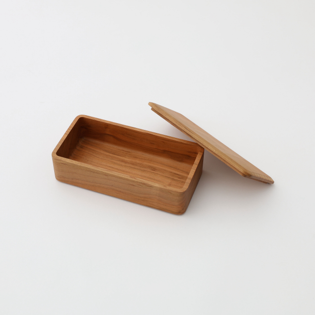 WEB限定】建彦木工 山桜の弁当箱 L 山桜無垢材｜食卓の道具｜中川政七