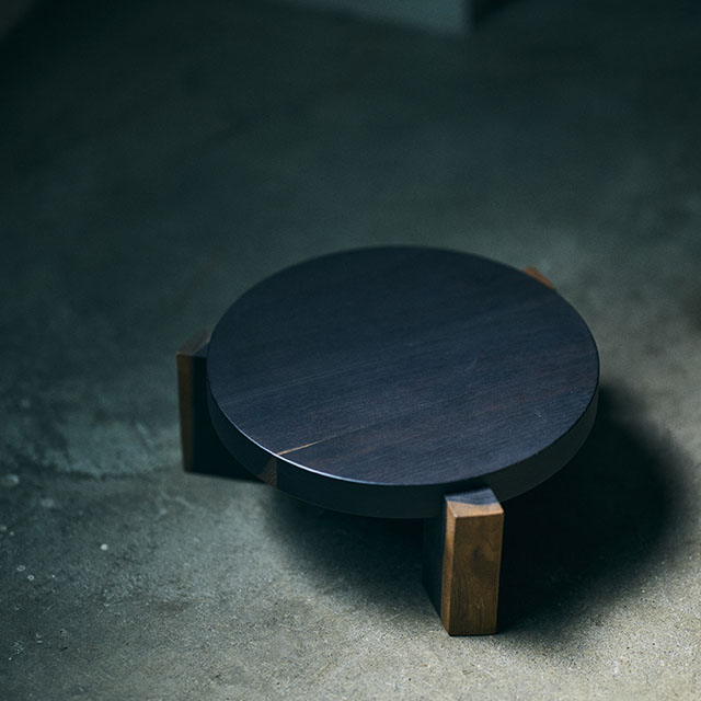 木端(こば)の花台 ブラック｜家を装う｜中川政七商店 公式サイト