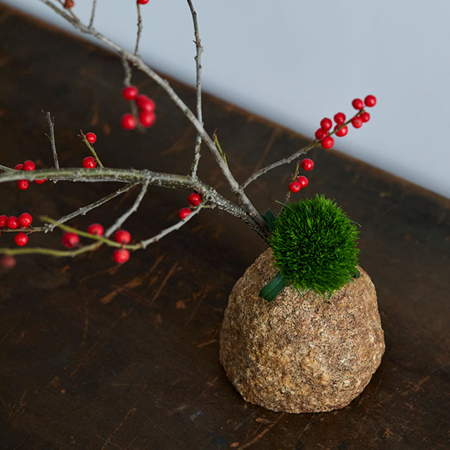 WEB限定】INASE 石の花入れ 鞍馬石｜園芸｜中川政七商店 公式サイト