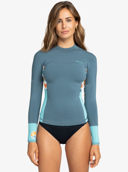 1mm Swell Series 2022 - Long Sleeve Wetsuit Top for Women | Roxy