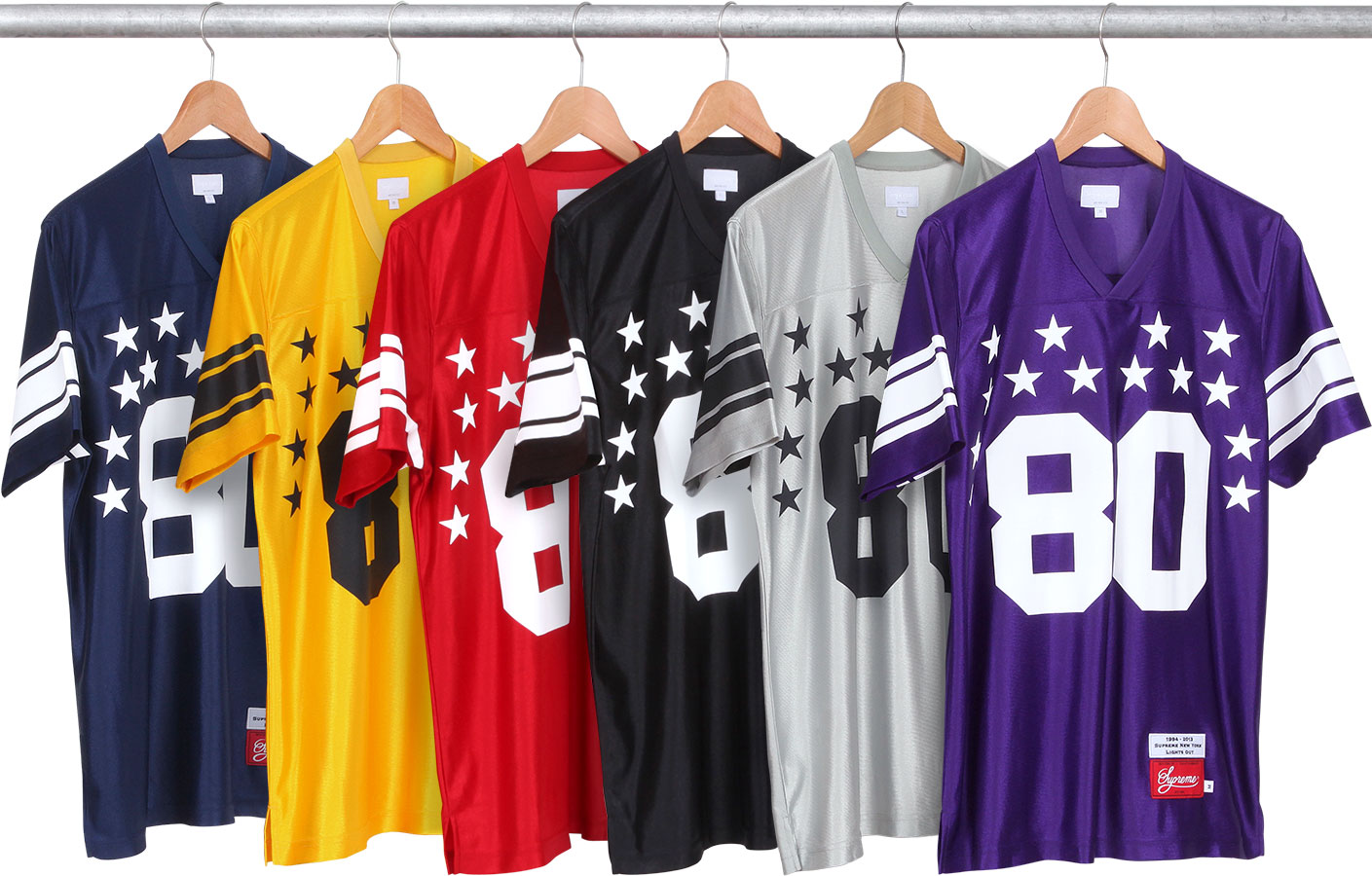 Supreme Star Football Top Gold/Grey S/S 13 | eBay