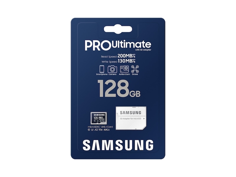 PRO Ultimate + Adapter 128GB MicroSD Card UHS-I | Samsung US