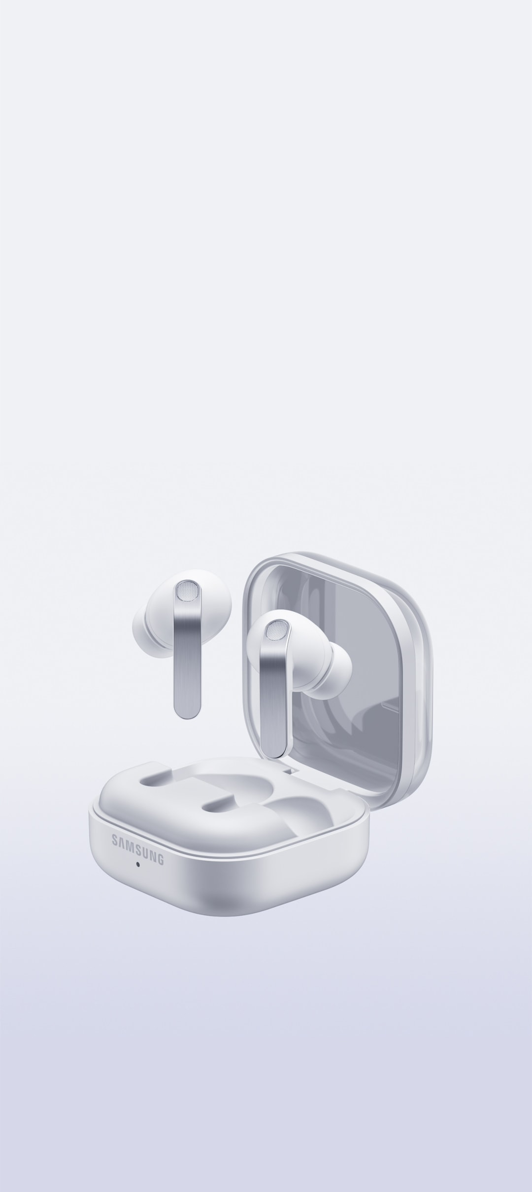 Samsung Galaxy Buds4 Pro ホワイト | ワイヤレスイヤホン | Samsung