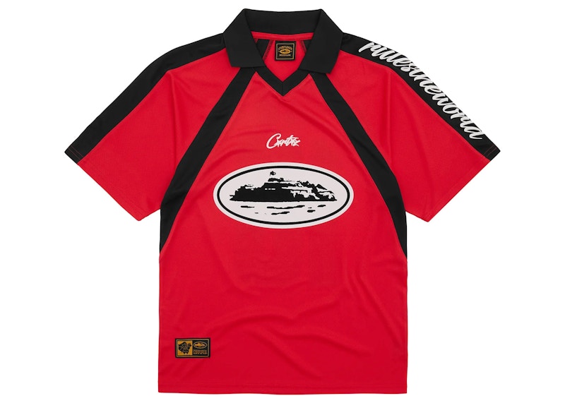 Corteiz Alcatraz Football Jersey Red Men's - FW23 - US