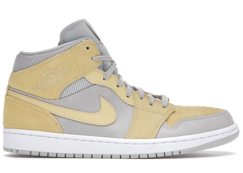 Jordan 1 Mid Mixed Textures Yellow Men's - DA4666-001 - US