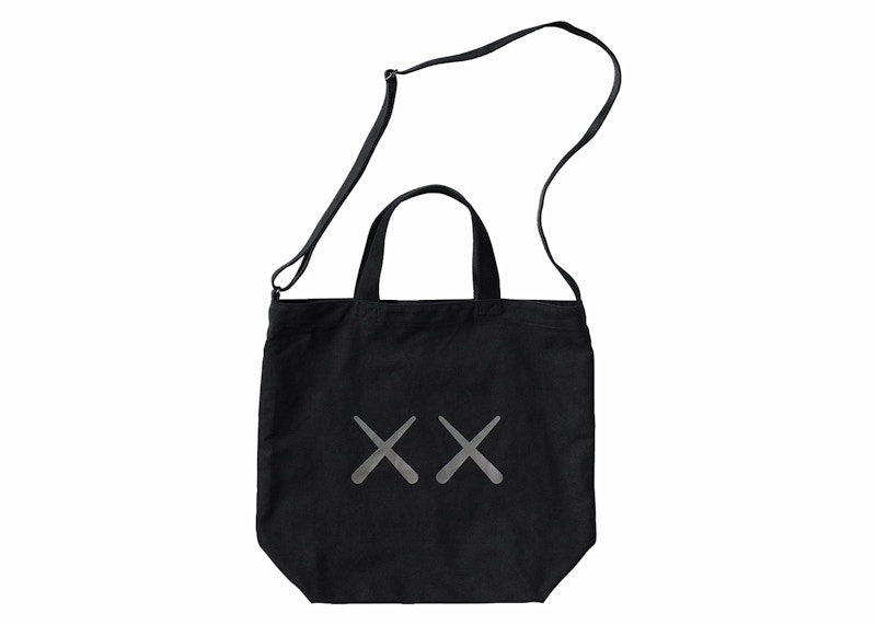 KAWS x Uniqlo Warhol 2Way Tote Bag Black - SS24 - US