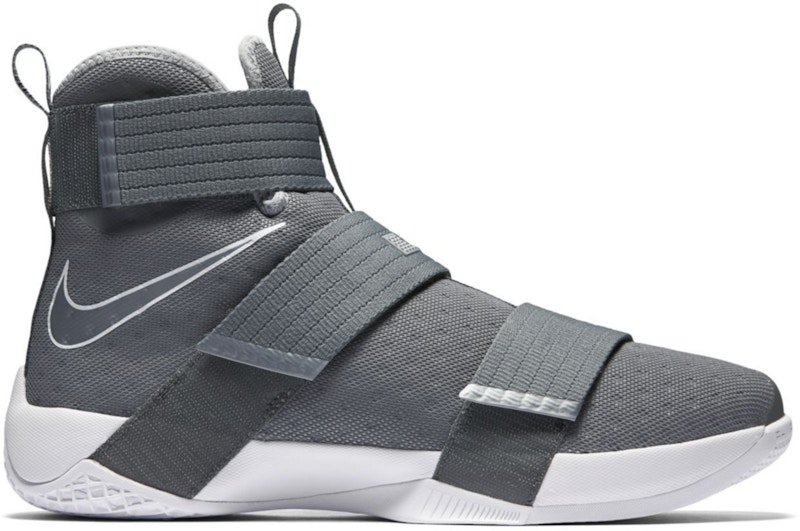 Nike LeBron Zoom Soldier 10 Cool Grey Men's - 844374-002 - US