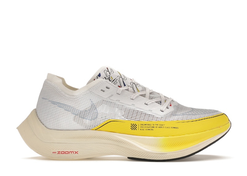 Nike ZoomX Vaporfly Next% 2 White Yellow Strike (Women's) - DM9056