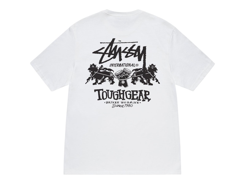 Stussy Tough Gear International Tee White Men's - FW24 - US