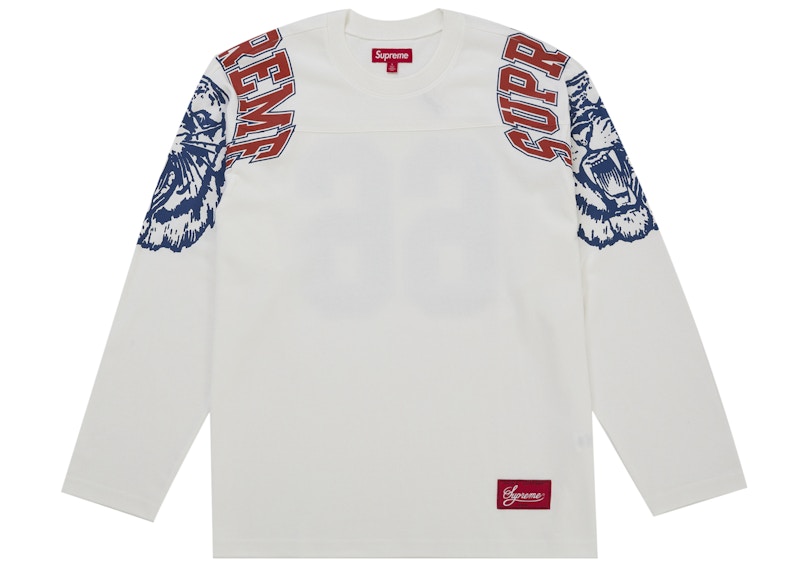 Supreme Mascot L/S Football Top White Men's - FW25 - GB