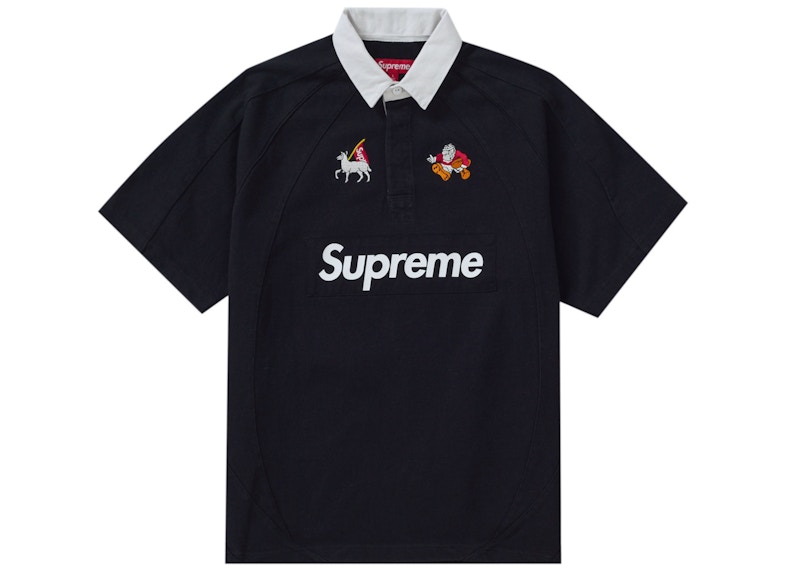 Polo de rugby Supreme S/S en negro Hombre - SS24 - MX