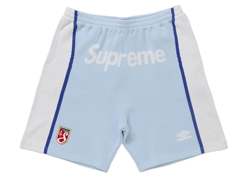 Supreme Umbro Knit Soccer Short Blue Men's - SS25 - US