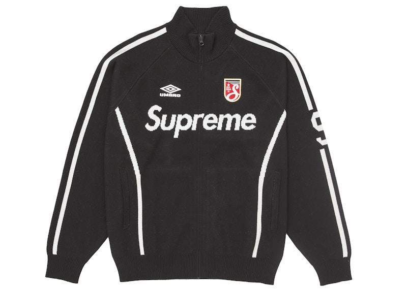 Supreme Umbro Zip Up Sweater Black Men's - SS25 - US