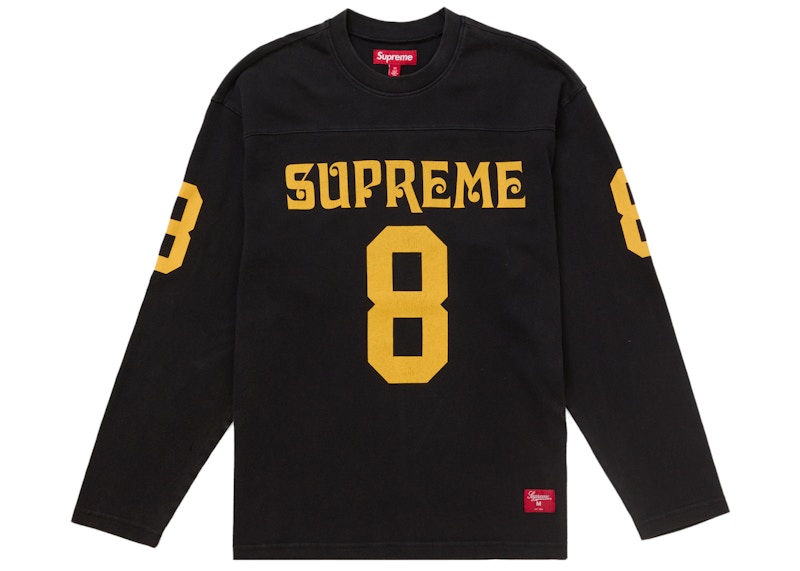 Supreme Affiliated L/S Football Top Black Men's - SS25 - US
