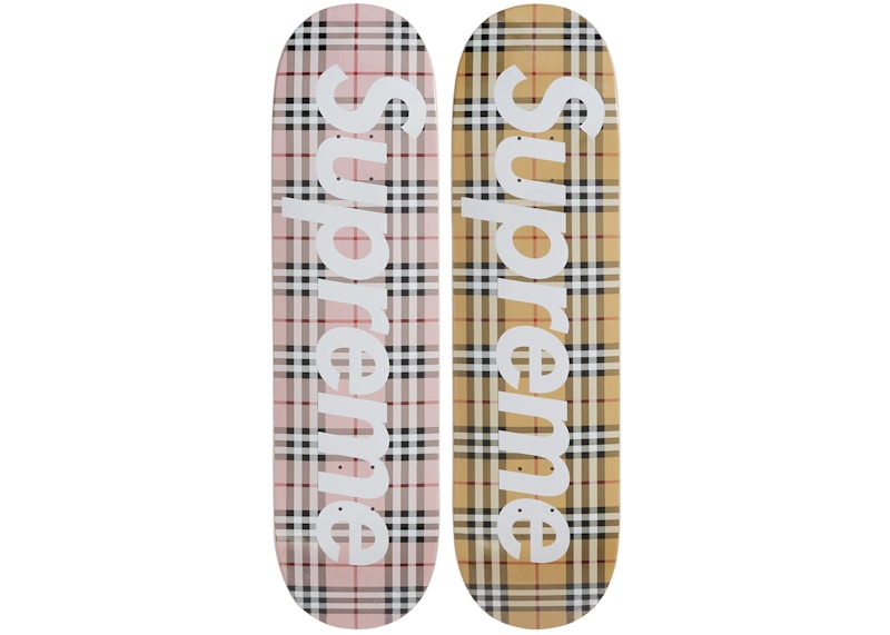 Supreme Burberry Skateboard Deck Set Multi - SS22 - US