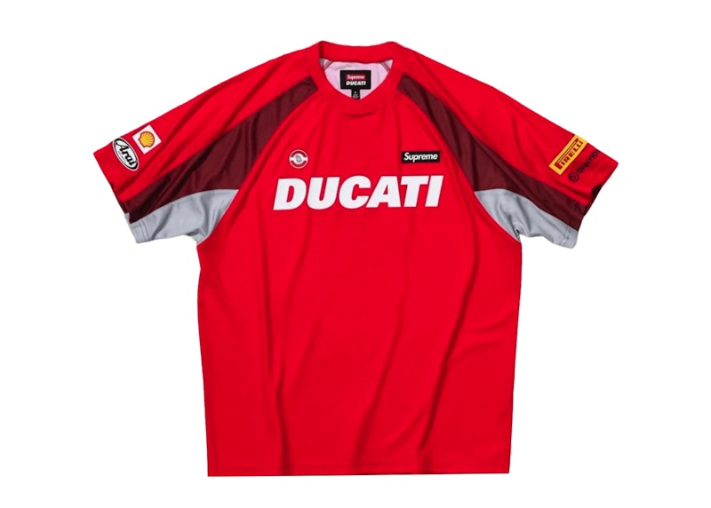 Supreme Ducati Soccer Jersey Red Men's - SS24 - US
