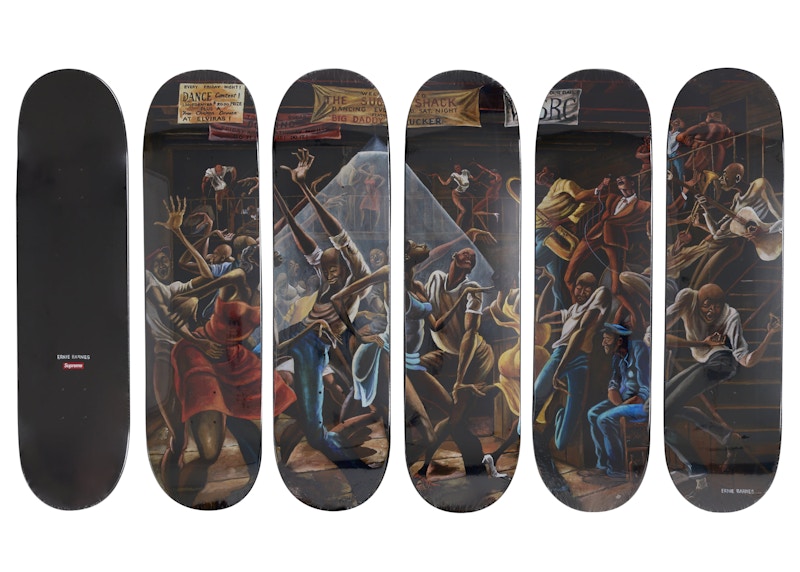 Supreme Ernie Barnes (Set of 5) Skateboard Deck Set Multicolor