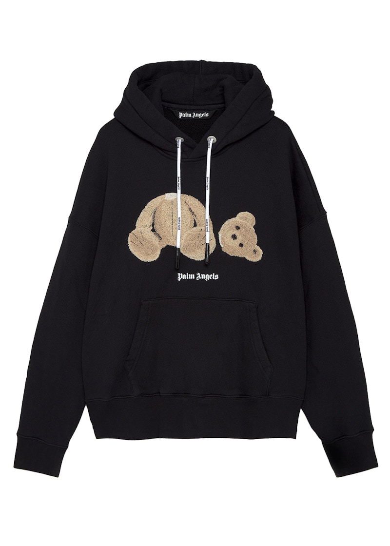 Palm Angels Bear Hoodie Black Multi Men's - FW21 - US