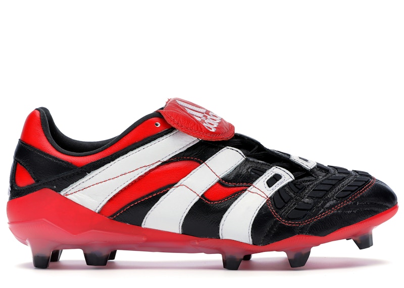 adidas Predator Accelerator FG Black White Red Men's - D96665 - US