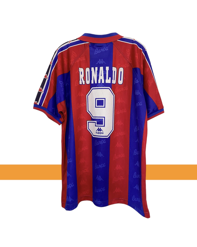 1995/1997 - FC Barcelona - #9 RONALDO - SIGNED (XL)