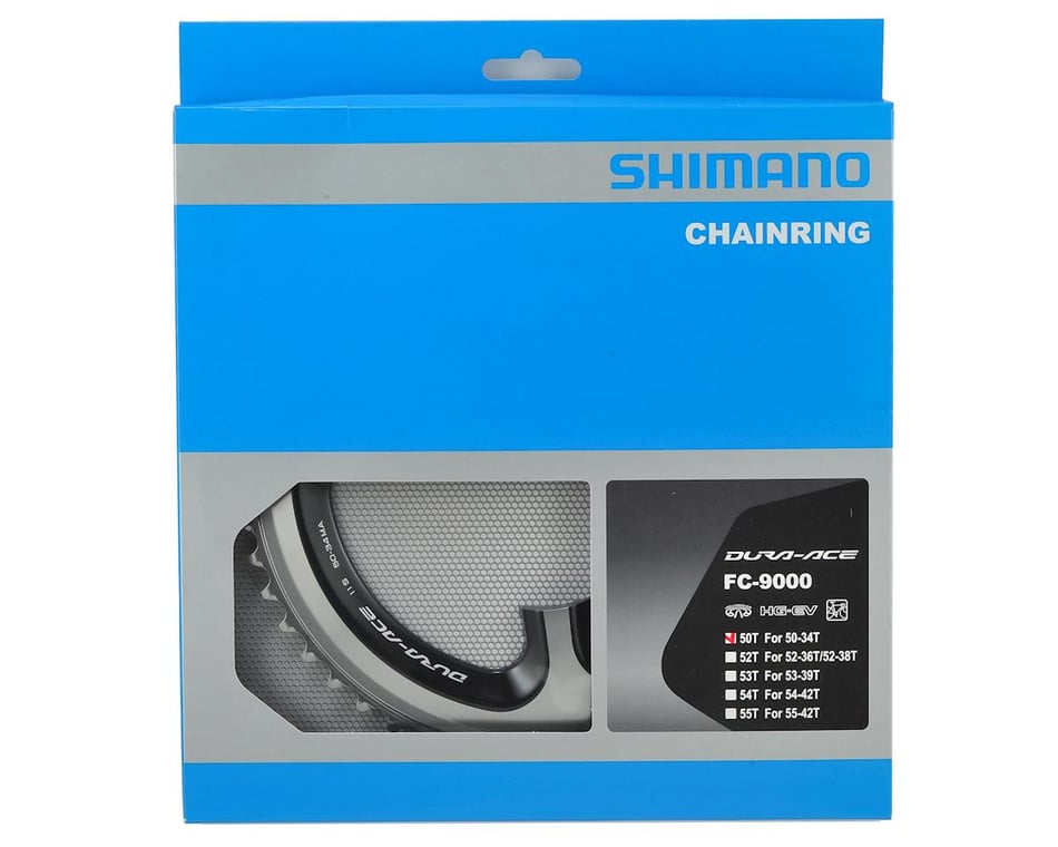 Shimano Dura-Ace FC-9000 Chainrings (Black/Silver) (2 x 11 Speed