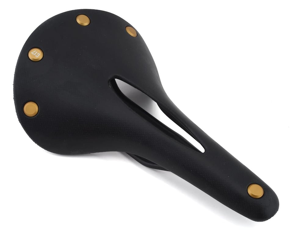 Brooks C17 Cambium Carved Chris King Edition Saddle (Black/Gold