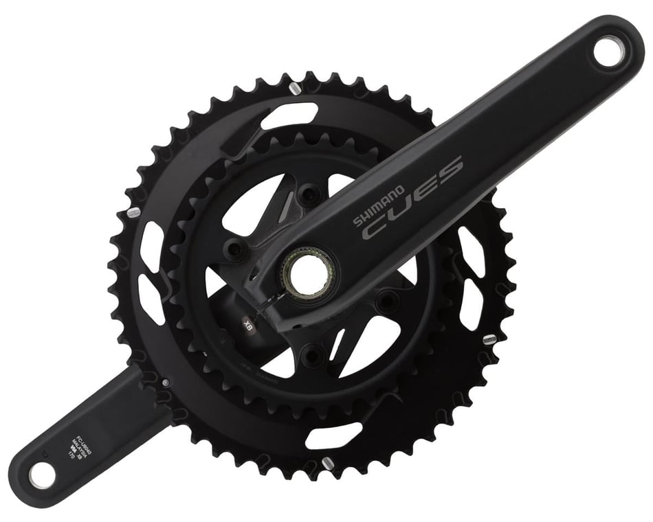 Shimano CUES FC-U6040-2 Crankset (Black) (2 x 9/10 Speed) (170mm