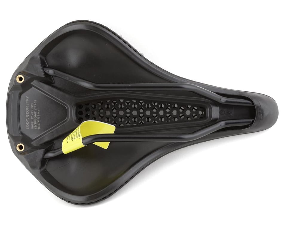 Specialized Power Pro Mirror Saddle (Black) (Titanium Rails) (3D