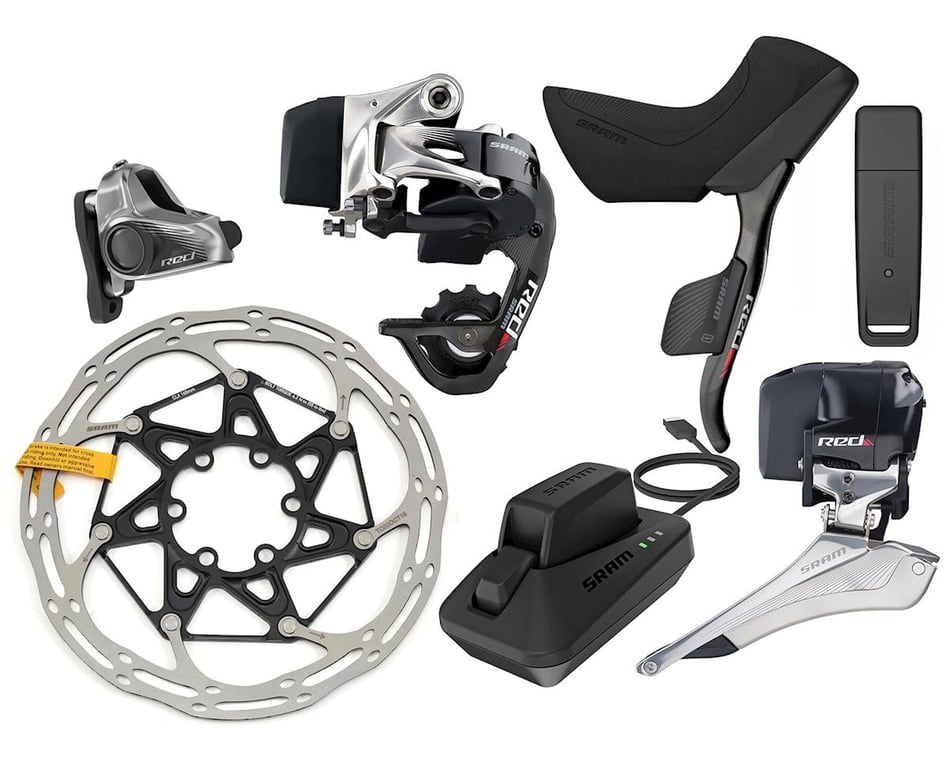 SRAM Red eTap HRD Groupset (2 x 11 Speed) (Flat Mount) (28T Max