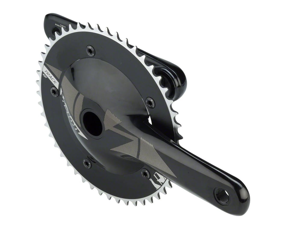 Vision Track Crankset (Black) (Single Speed) (386 EVO Spindle