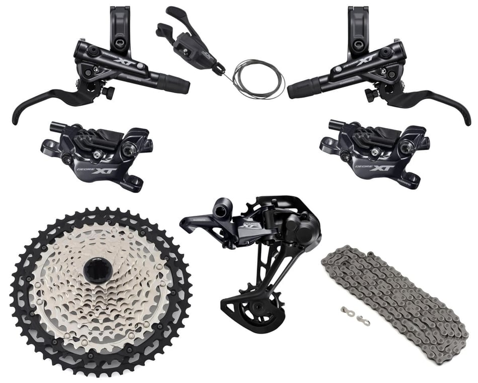 Shimano Deore XT M8100 Mountain Bike Groupset (Black) (1 x 12