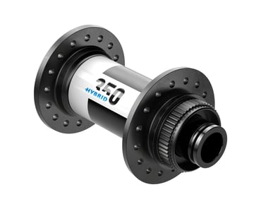 DT Swiss 350 Front Hub (Black) (20 x 110mm Boost) (6-Bolt) (28H