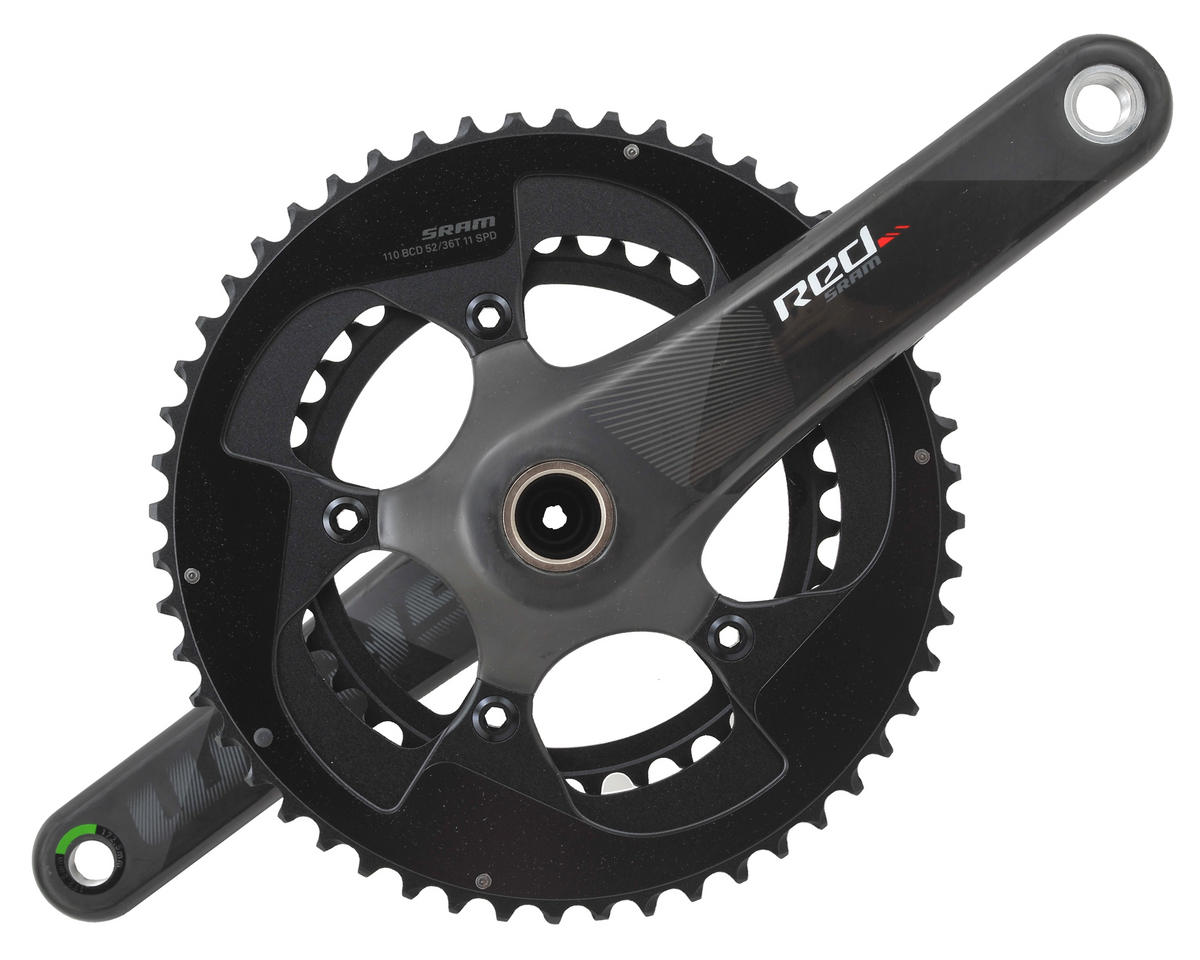 SRAM Red Crankset (Black) (2 x 11 Speed) (GXP Spindle) (C2) (172.5