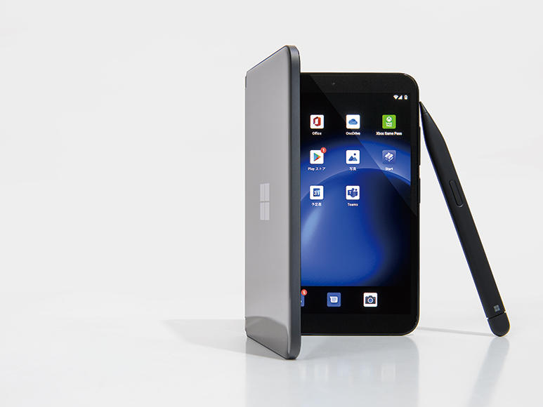 PC-Webzine - マイクロソフトが提案する折りたたみ式2画面スマホ