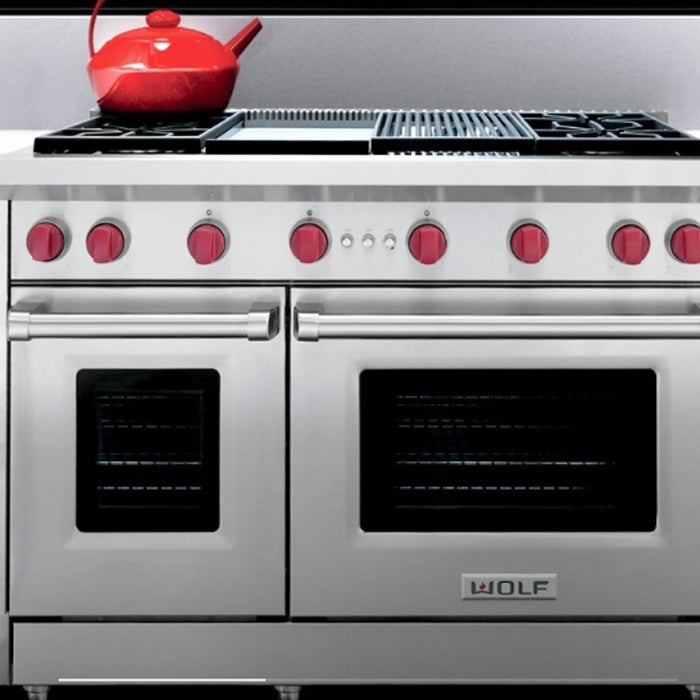 Wolf GR486G 48 Inch Pro-Style Gas Range Stainless Steel