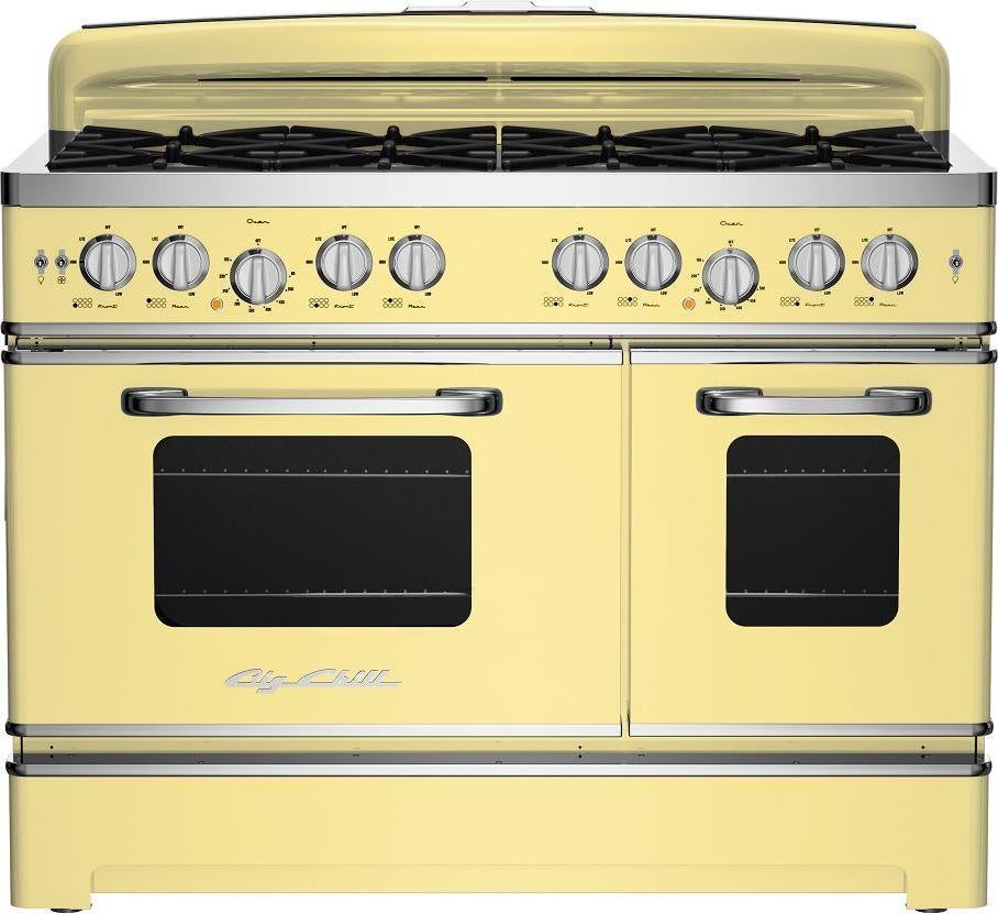 Big Chill BCR48WTLP 48 Inch Freestanding Retro Gas Range White