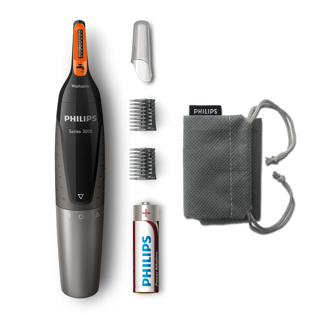 Nose trimmer series 3000 鼻毛／耳毛／眉毛トリマー NT3162/10 | Philips