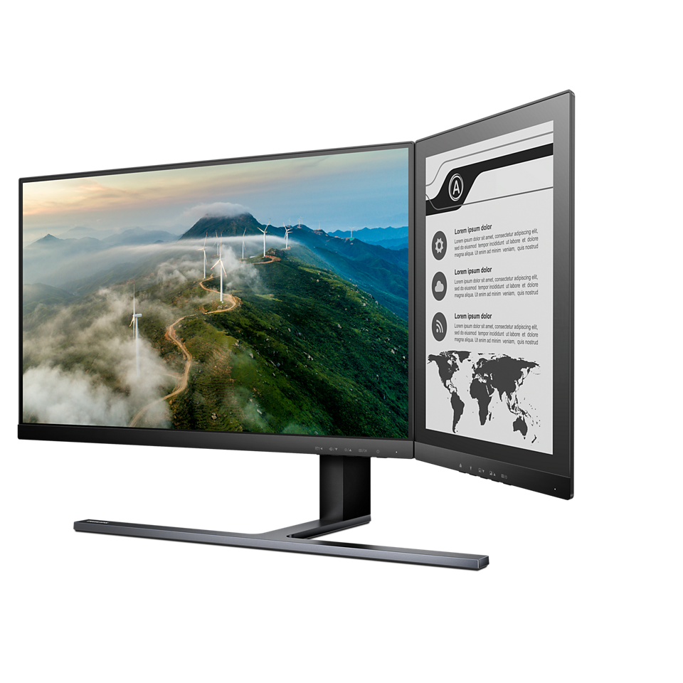 Business Monitor デュアルスクリーンディスプレイ 24B1D5600/96 | Philips
